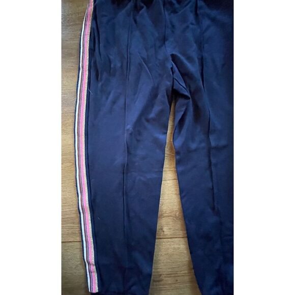 Trina Turk Women's Rainbow Stripe Activewear Sweatpants Jogger Pants Blue SZ LRG - Picture 4 of 6